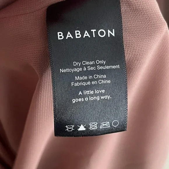 Aritzia Babaton Tadao Taupe Midi Longsleeve  Dress - Picture 8 of 10